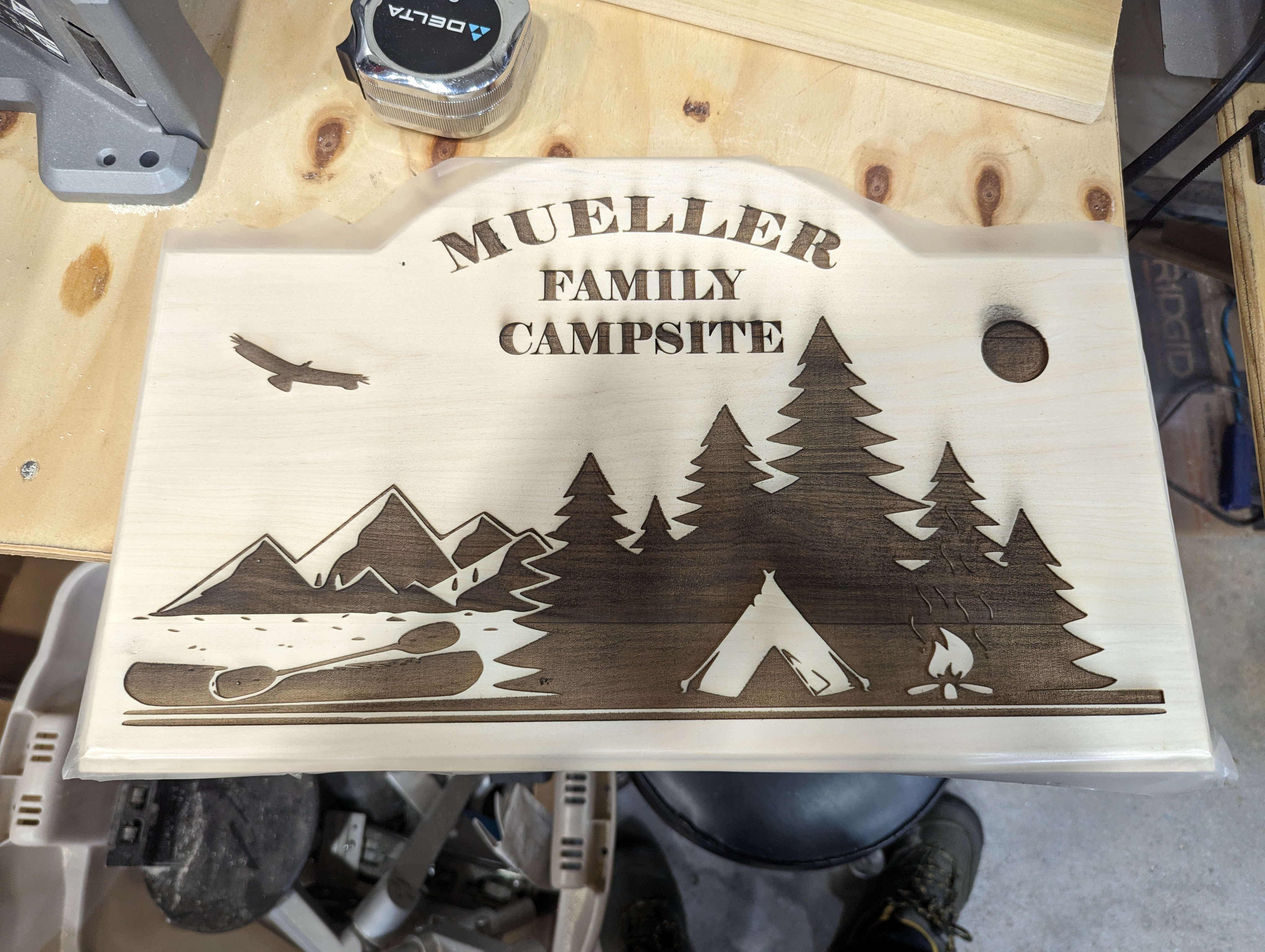 Laser Engraved Sign